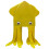 Comfortable Cuttlefish Cap Soft Cloth Easy To Clean-Yellow 1