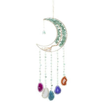 Dream Catchers with Crystal Tree Gemstone Dream Catchers Natural Gem Wall Hangings Room Dreamcatcher Decor