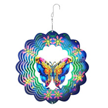 Wind Spinners Outdoor, Hanging Butterfly Outdoor Wind Spinner, Metal Wind Spinners for Patio Art Decorations