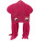 Funny Cuttlefish Hat Theme Event Fabric Cosplay-rose red 1