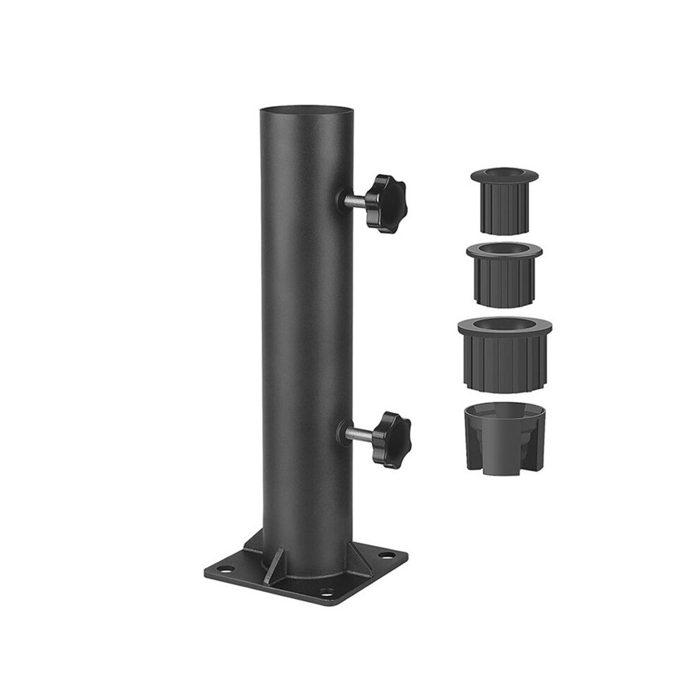 Patio Umbrella Base Stand Diameter Umbrella Stand Tube Bracket Deck Mount Umbrella Holder For Outside Garden Backyard 4713116669493