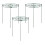 3 Sets Peony Support Cage, Grow Through Hoops Grids with 4pcs Legs,Plant Support Brace,Flower Strong Support Ring 1