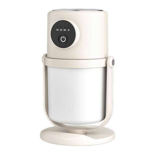 Home Large Capacity Atomizer USB Silent Night Light Small Air Purifying Humidifier,Creamy-White