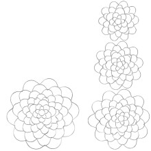 Flower Arrangement Holder 4PC Wire Flower Arranging Tool Stainless Steel Floral Insert Lid Reusable Flower Grid Arranger