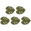 Silicone Coaster Cup Pad Leaf-Shaped Insulation Pad Table Mat Cup Mat for Dining Table Decoration Hot Drink Holder 1