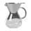 Glass Coffee Pot with Filter High Temperature Resistant Espresso Pots Graduated Scale Coffee Server 400ml 1