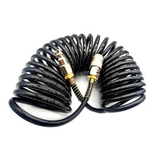 1/4NPT Pneumatic Adapter Quick Coupler Inflating Coil Air Hose Compressor Air Pressure Hose Quick Connector 5mmx8mmx7.5m