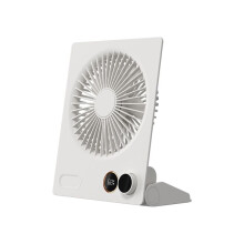 Petit Ventilateur de Bureau Ventilateur Table Silencieux Ventilateur Refroidissement Rechargeable par USB Ventilateur Vent Puissant Bureau Maison