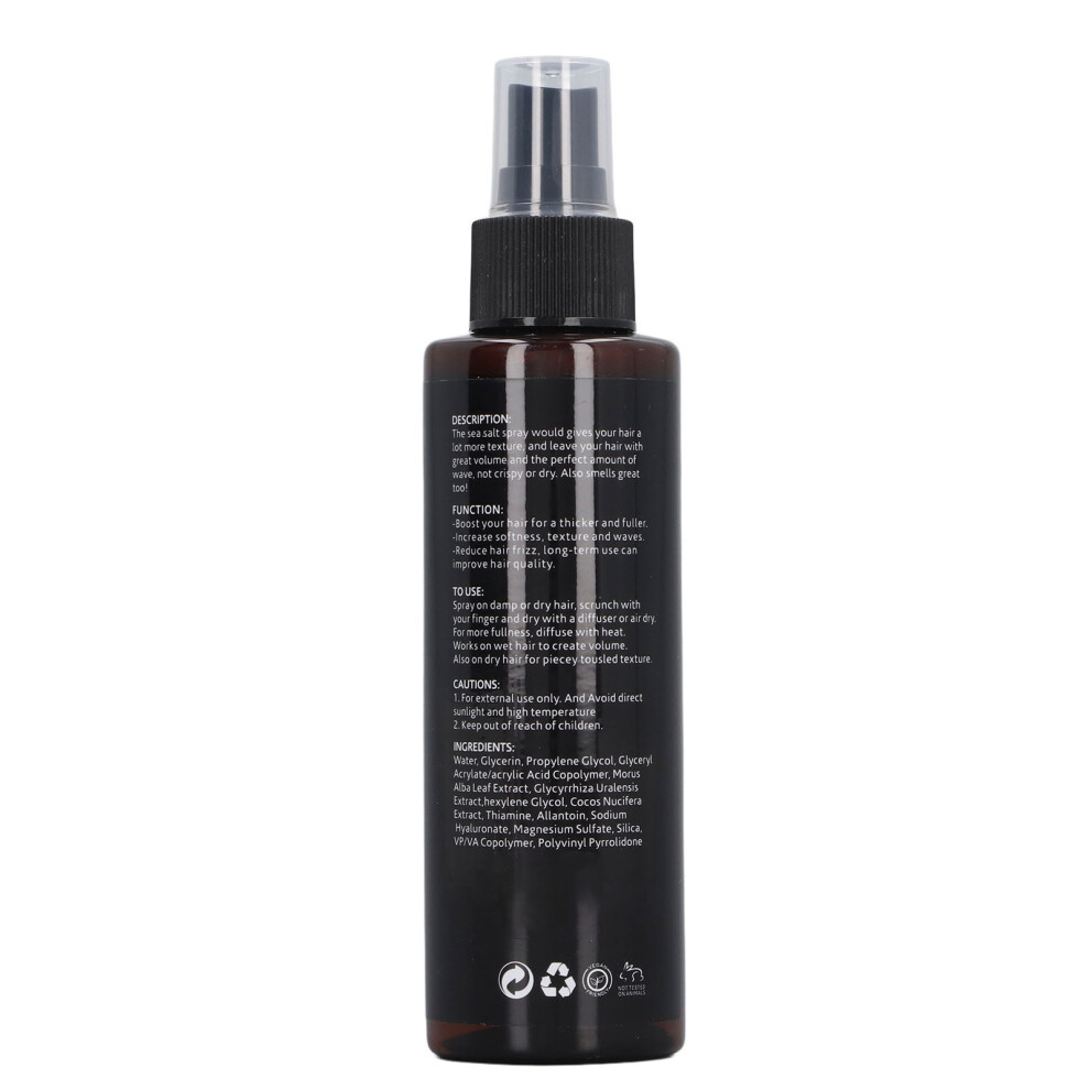 150ml Nourishing Sea Salt Spray for Textured Hair Styling Easy to Clean