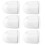 6pcs Door Stops Floor Self-Adhesive Door Buffer Floor for Gluing Transparent, Floor  No Drilling Wall Buffer 1
