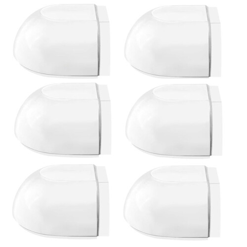 6pcs Door Stops Floor Self-Adhesive Door Buffer Floor for Gluing Transparent, Floor  No Drilling Wall Buffer