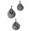 Wall Hanging Fruit Baskets for Kitchen 3 Pack Woven Produce Holder Vegetable Hanging Basket A 1