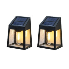 2PCS Solar Outdoor Light Garden Sunlight Wall Lamp Home Villa Balcony Wall Light Terrace Decorative Atmosphere Lights