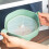 Silicone Microwave Popcorn Bowl Foldable Popcorn Maker Bucket Bowl with Lid Folding Popcorn Kitchen Baking Tool Gray 1