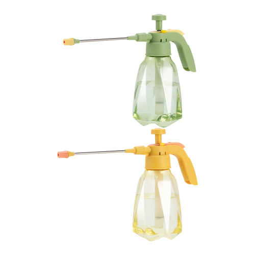 Handheld Plastic Watering Can Manual Garden Tools Air-Yellow 1