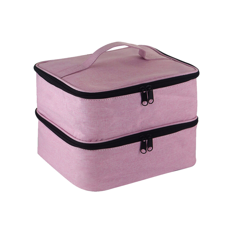 Pink (Pink) Stylish Appearance Nail Polish Storage Bag Â Easy To And Convenient