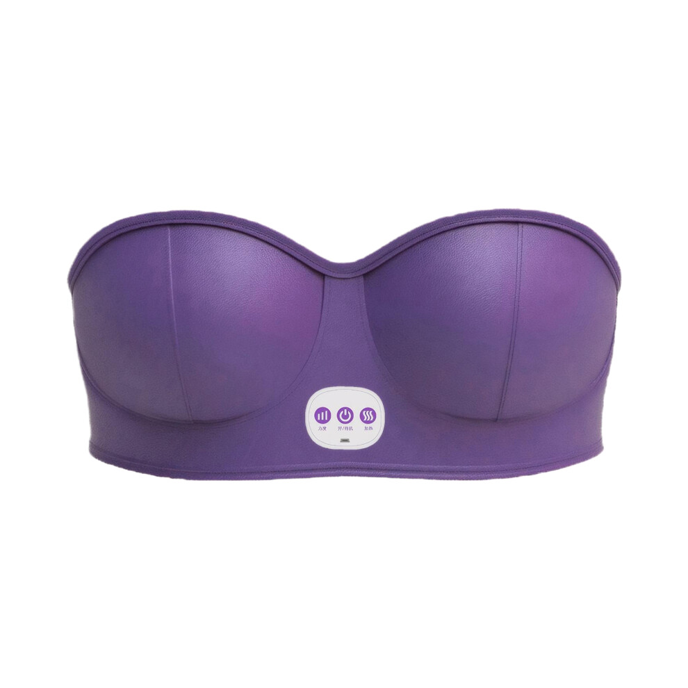 Purple (, Plug-In Version) Travel-Friendly Chest Massage Instrument For Breast Enlargement