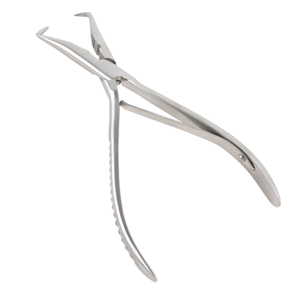 Silver (Elbow) Stainless Steel Hair Extension Pliers For Micro Nano Ring