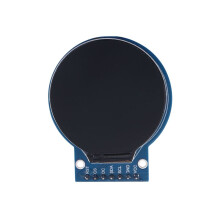 1.28 Inch HD IPS Color TFT LCD Display Module Round Board 7 Pins RGB LED Round Screen PCB Board