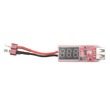 2S-6S Lipo-Lithium-Akku zu USB-LadegeräT-Konverter mit Spannungsanzeige-Adapterplatine zum Schutz Von Telefonfunktionen, T-Stecker