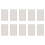 10PCS Plastic Enclosure Power Junction Box Plastic White Electrical Boxes DIY Electronic Junction Box Power Enclosure 1
