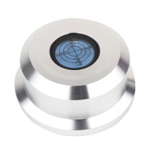 Plaatgewichtstabilisator LP-Schijfstabilisator Draaitafel Vinylklem HiFi Premium Audiofiele Vinyltrilling Zilver