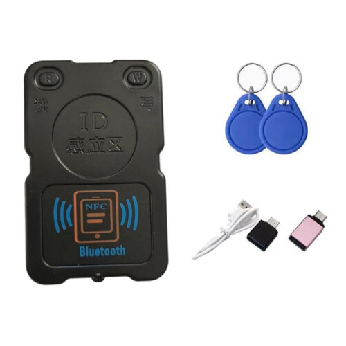 NFC-PM8  RFID  Chip Card Copier NFC Encryption Key Reader Writer 13.56Mhz/125Khz Duplicator BT Duplicator