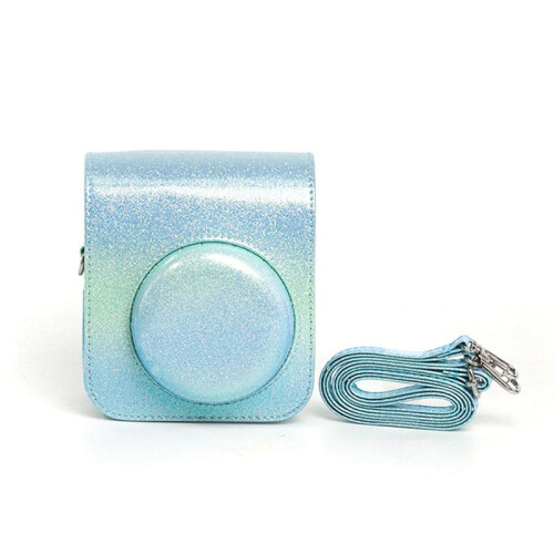 Camera Case with Adjustable Shoulder Strap PU Leather Soft Protective Case Trave Bag for  Instax  12,B