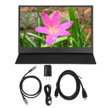 Laptop Screen Extender, 13.3Inch Frameless Ultra Slim Monitor With1440P HD IPS Display HDR Technology Double Speaker Sound Effect Supports PS4Xbox