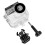 For  Go3 Protective Case 40m Waterproof Invisible Dive Case Optical Tempered Glass Transparent ProtectiveShell,B 1