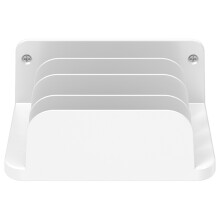 Universal Wall Mount Phone Holder for Multiple Device Tablet E-Books Phone for Watching TV Dramas and Learning White