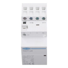 TOMZN TOCT1-25 4P 25A 2NC 2NO 220V/230V 50/60HZ Din Rail Household Ac Modular Contactor 2NO2NC AC Contactor