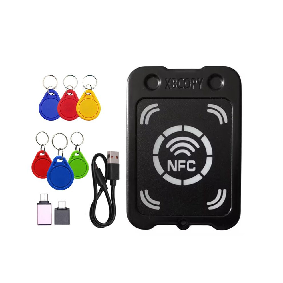 Rfid Chip Card Reader Copier+3Xuid/Cuid Keychain Nfc Encryption Key Reader Ic 13.56Mhz Rfid Token Clone Duplicator 6031369157955