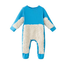 (Sapphire blue + +85) High Cleaning Effect Baby Crawling Mopping Clothes Safe Ingredients