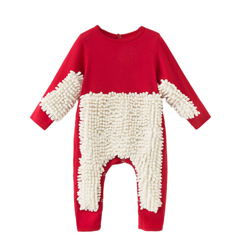 (Red + 80) High Cleaning Effect Baby Crawling Mopping Clothes Safe Ingredients
