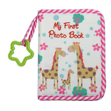 (pink) Memory Keeper Baby Cloth Photo Album For Preserving Important Moments