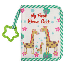 (green) Memory Keeper Baby Cloth Photo Album For Preserving Important Moments
