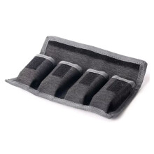 Estojo para Bateria DSLR, Bolsa de Armazenamento À Prova D'Água com 4 Bolsos para Bateria AA/AAA e Bateria de Câmera DSLR