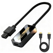 1080P -Compatible Converter Cable for N64/NGC/SNES/SFC Game Console with Plug and Full Digital Cable