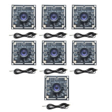 7PCS 100 Degree Camera Module 1MP OV9732 1280x720 30fps USB Camera Module Drive Free with 1.5M Cable for WinXP/7/8/10