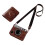 PU Leather Camera Bag for  Instax  EVO Protective Case with Shoulder Strap Camera Accessory Storage C 1