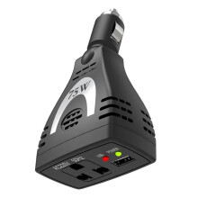 Car Power Inverter,75W DC12V to AC 220V Auto Converter USB Charger Adapterfor Adapter Converter Charger