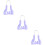 3Pièces Clip Pont Nez Violet En Silicone Durable Usage Féminin 8