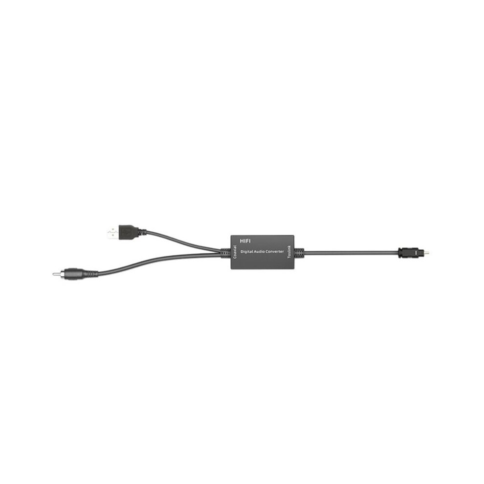 Audio Coaxial To Optical Fiber Converter 5.1 Channel Amplifier Spdif Converter Coaxial Digital Optical Audio Cable 6032413004393
