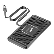 Car Wireless Charger Pad Base Car Wireless Charging Pad Stand Fast Charger Fast Charging Station for Phone USB Port