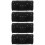 4Pièces Sacoche Guidon Multifonction Sacoche Noir 7