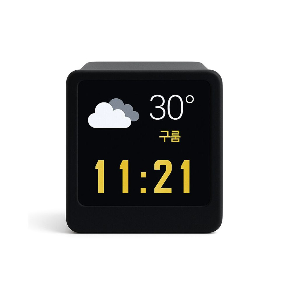 Korean Wifi Weather Station Portable Desktop Display With Temperature Humidity Alarms Clock Decoration A 4712139543049