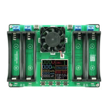 18650 Type-C LCD 4/1 Channel Display Battery Capacity Tester MAh Lithium Digital Battery Detection for Battery Testing
