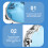 1Ensemble Tambourine Instrument Percussion ABS Métal 7