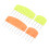 Knit Blocking Combs Set, Plastic & Steel, Orange & Yellow 1